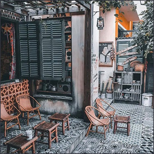 Thiết kế thi công nội thất quán cafe phong cách Vintage